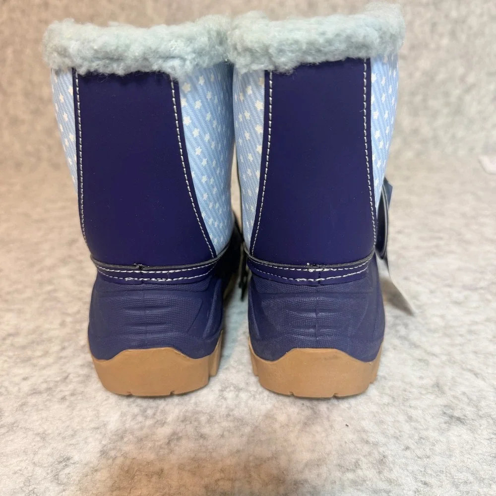 Bluey Snow Boots Toddler Girls Size 9 Blue Waterproof Thinsulate Winter Boots